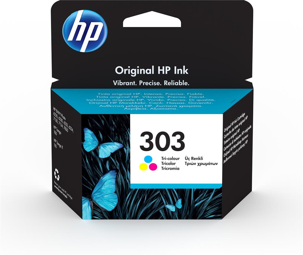 HP 303 Tri-color Original Ink