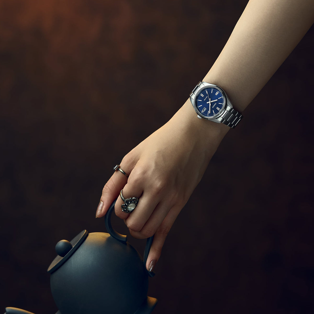 CASIO COLLECTION Mod. UNISEX DATE - BLUE - UNISEX