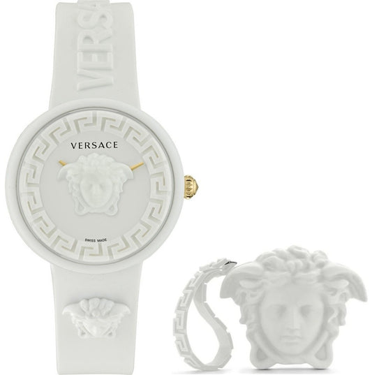 VERSACE Mod. MEDUSA POP + VERSACE WHITE SILICON PURSE