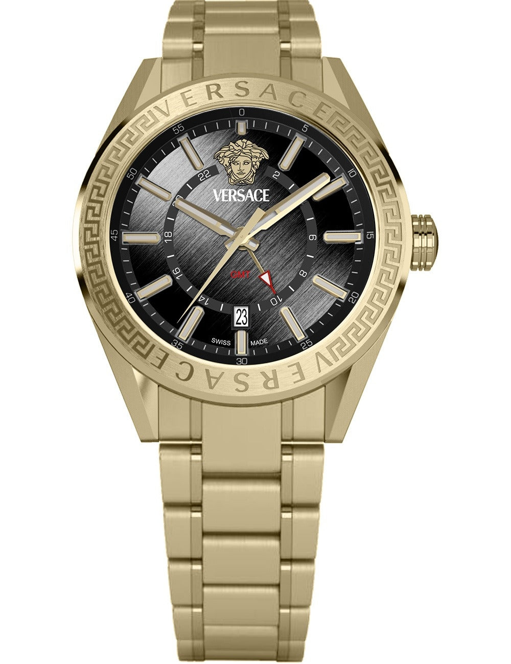 VERSACE Mod. V-CODE GMT - BLACK