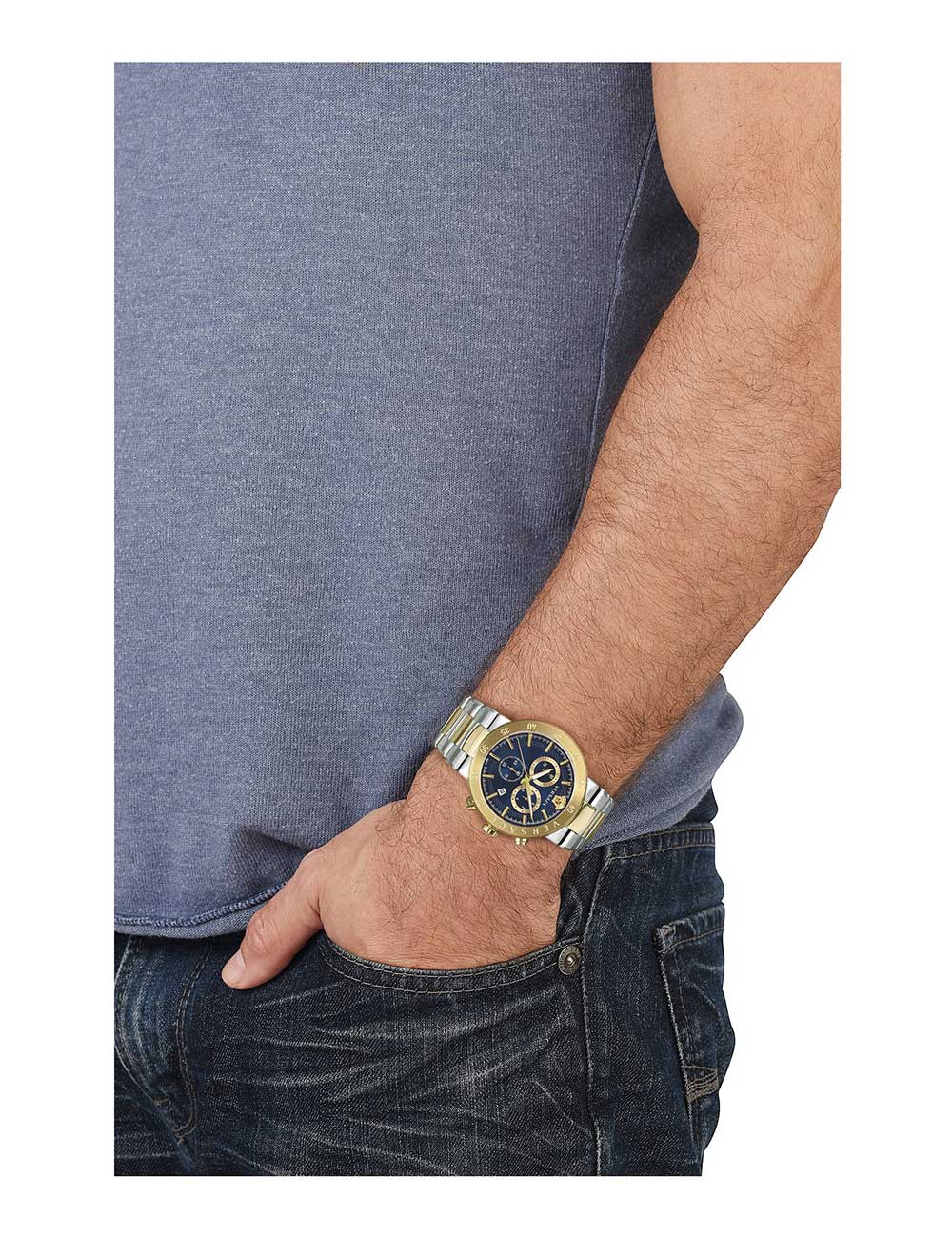 VERSACE Mod. URBAN MYSTIQUE CHRONOGRAPH - BLUE