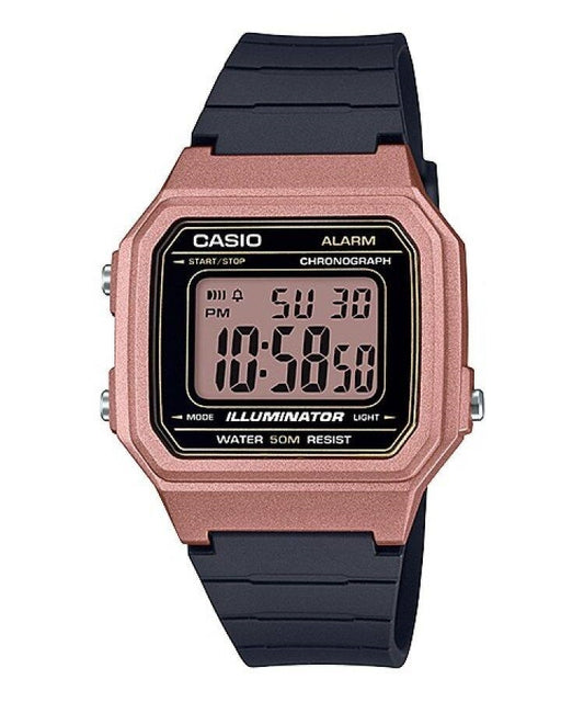 CASIO TIMELESS COLLECTION Mod. SPORT ILLUMINATOR WR 50M. ALARM. CHRONOGRAPH - BRONZE - METAL SERIE