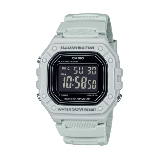 CASIO TIMELESS COLLECTION Mod. SPORT ILLUMINATOR WR 50M. ALARM. CHRONOGRAPH - GREY