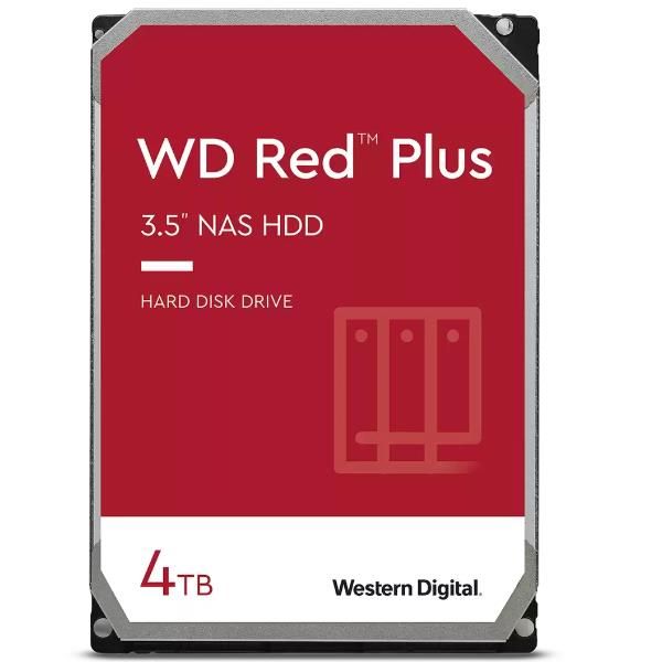 WESTERN DIGITAL WD RED PLUS 4TB (WD40EFZZ) - HARD DISK INTERNO 3.5"" FOR NAS
