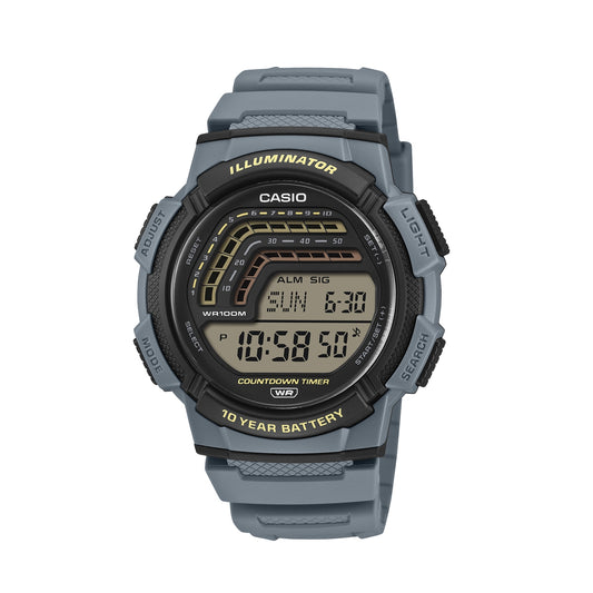 CASIO SPORT Mod. ILLUMINATOR - 10 YEARS BATTERY - BLUE