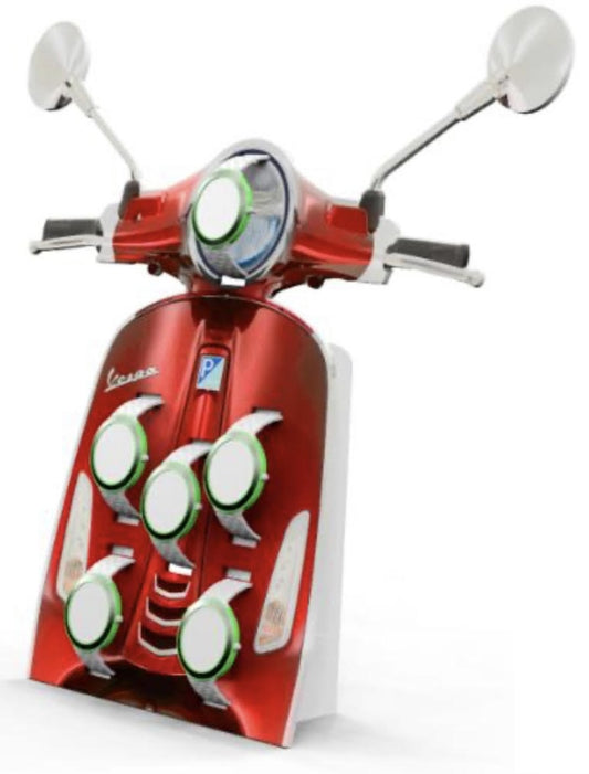 VESPA DISPLAY (L 45 cm H 51 cm P 5 cm)