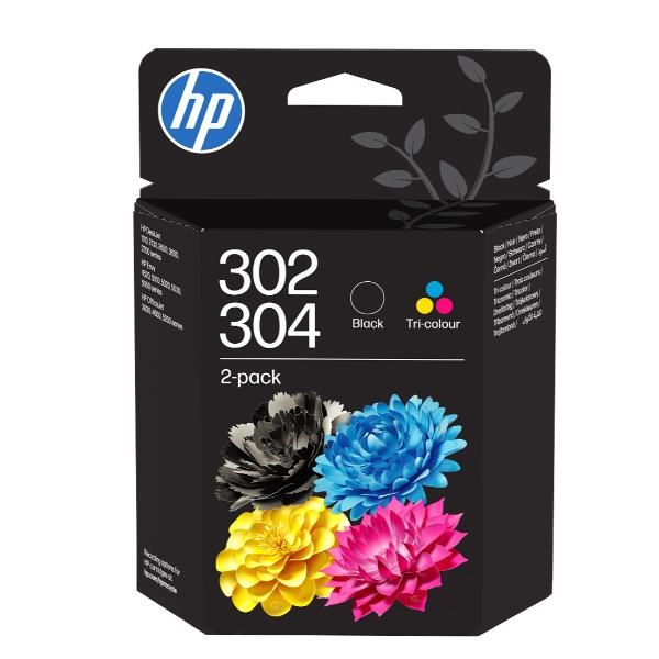 HP 302 / 304 MULTIPACK (B82L1AE) - CARTUCCIA ORIGINALE