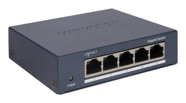 HIKVISION DS-3E0505-O - DESKTOP SWITCH 5 PT 10/100/1000M RJ45 CASE METALLO