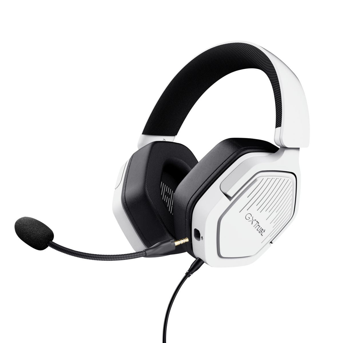 Trust GXT492W Carus Auricolare Cablato A Padiglione Gaming Bianco