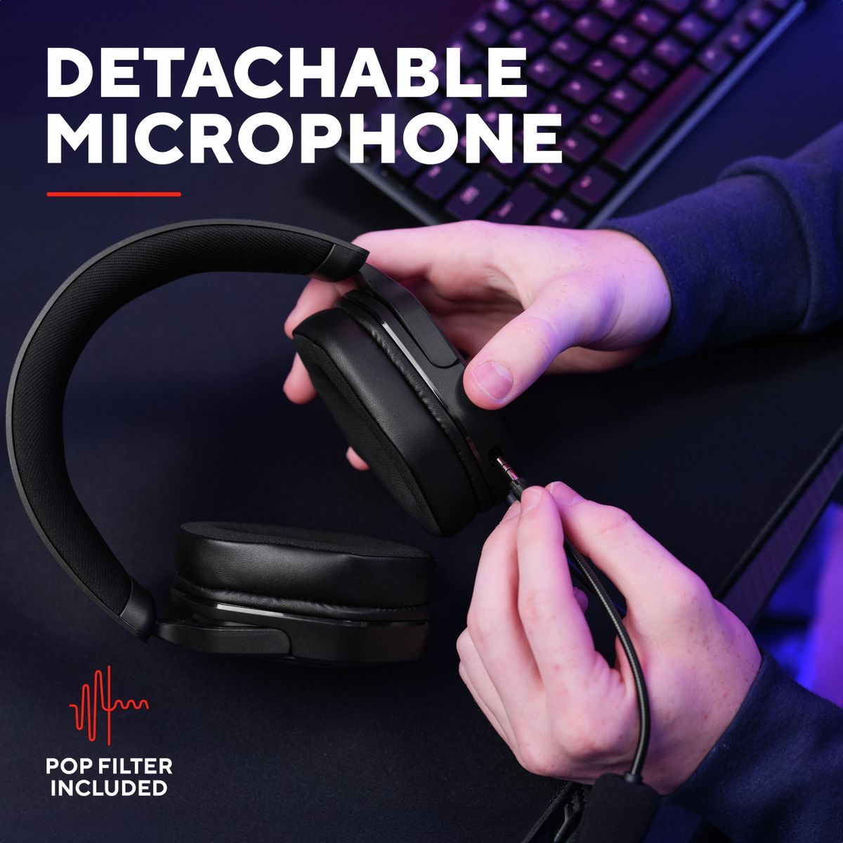 Trust GXT492 Carus Auricolare Cablato A Padiglione Gaming Nero