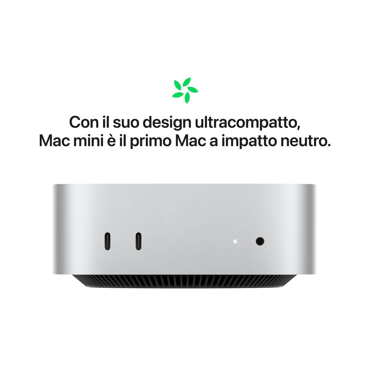 Apple Mac mini Apple M macOS Sequoia Mini PC Argento