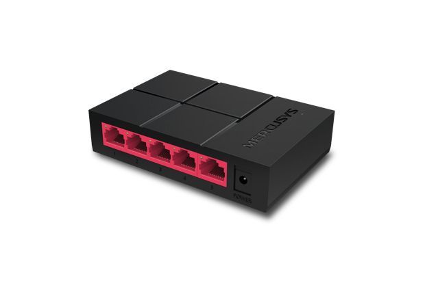 Mercusys MS105G switch di rete Non gestito Gigabit Ethernet (10/100/1000) Nero