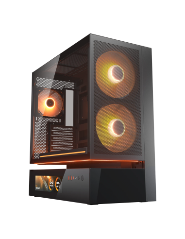 COUGAR CASE MID TOWER CFV 235 MESH NERO 2x160+x360+x120RGB+LED STRIP+LCD+HU