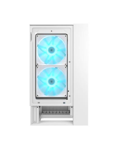 COUGAR CASE MID TOWER OMNY X WHITE 2*TG 4*FAN ARGB + HUB (supp GPU VERTICAL