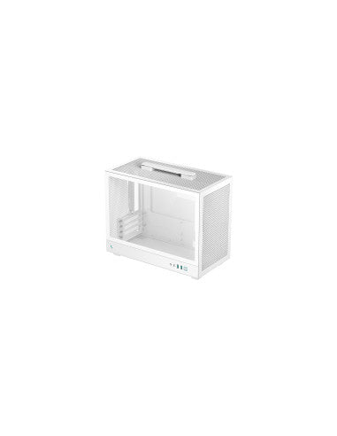 DEEPCOOL CASE MICRO ITX CH160 PLUS WH WHITE ultraportabile & alto flusso d'