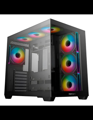 DEEPCOOL CASE MID TOWER CG530 7F NERO 7 FAN 120mm 2TG