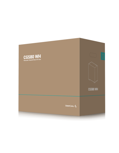 DEEPCOOL CASE MID TOWER CG580 BIANCO R-CG580-WHNDA0-G-1