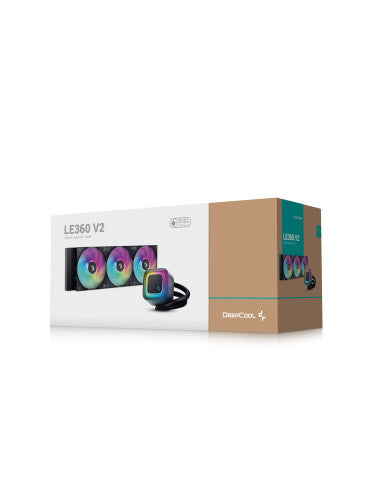 DEEPCOOL RAFF. LIQUIDO LE360 V2 NERA 3*ARGB