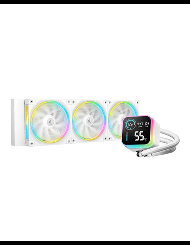 DEEPCOOL RAFF. LIQUIDO LQ360 ARGB BIANCO DISPLAY