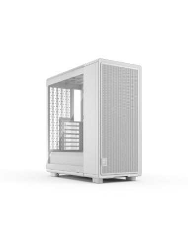 FRACTAL CASE MID TOWER EPOCH WHITE TG CLEAR TINT 3*120mm MOMENTUM FAN