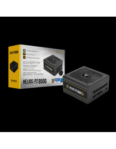 GAMDIAS ALIM HELIOS P2-850G 850W 80+ GOLD MODULARE ATX3.1 PCi 5.1 120mm HFA