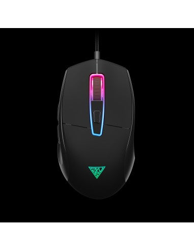 GAMDIAS MOUSE GAMING ZEUSM5 LUCI RGB 12800 DPI