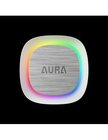 GAMDIAS RAFF.LIQUIDO AURA GL240 V2 WHITE 2xFAN ARGB