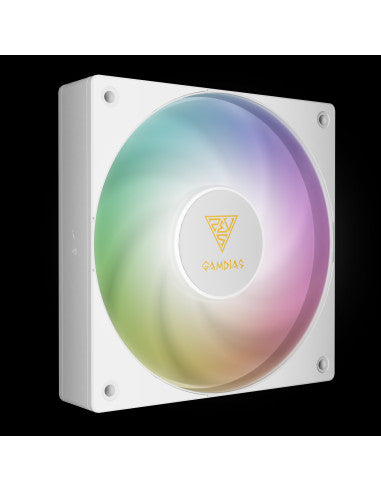GAMDIAS VEN CASE NOTUS M1-1201 WH ARGB PALE INTERCAMBIABILI (INVERTITE INCL