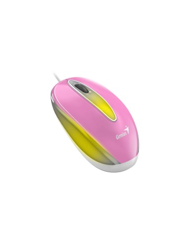 GENIUS MOUSE USB DX-MINI FLASHING LED PINK