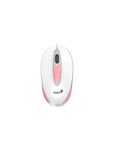 GENIUS MOUSE USB DX-MINI FLASHING LED WHITE