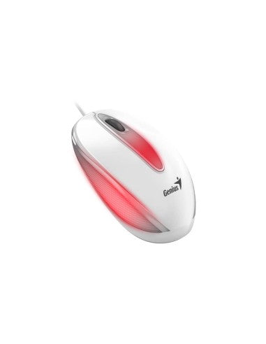 GENIUS MOUSE USB DX-MINI FLASHING LED WHITE