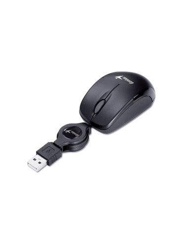 GENIUS MOUSE USB MICRO TRAVELER V2 FILO RETRATTILE BLACK
