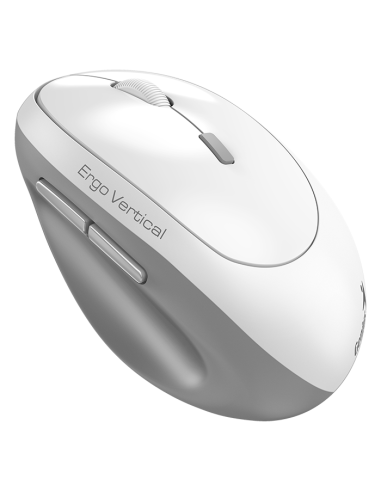 GENIUS MOUSE WIR. ERGO 8350S DUO WIRELESS (BT +2.4Ghz) AI COPILOT ERG WHITE