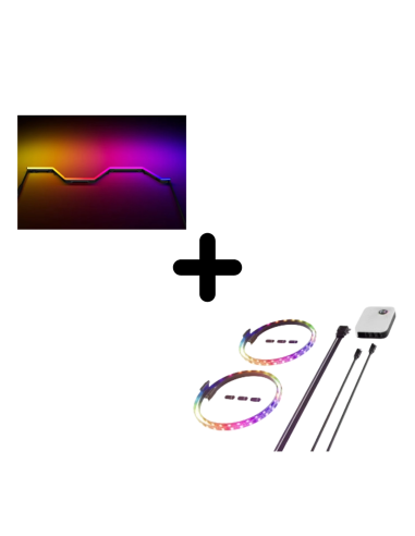HYTE BUNDLE LED LN60B nero + LS30B2NP 2 pack