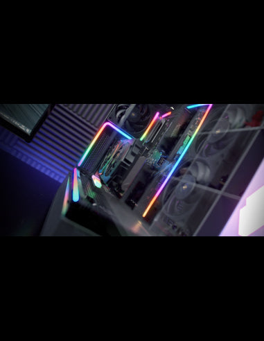 MARS GAMING LED STRIP RGB MLT-TWO 2x400mm ARGB HUB & MB COMP