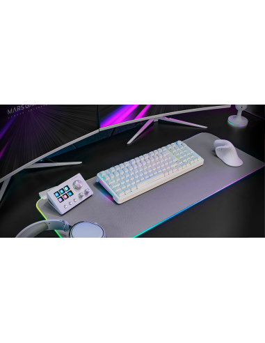 MARSGAMING GAMING TASTIERA MKPROYIT BIANCA FULL RGB MECHANICAL ITALIANA