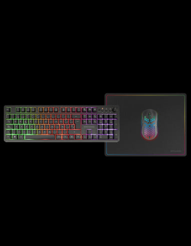 MARSGAMING GAMING TASTIERA+MOUSE+PAD MCPWXIT WIRELESS NERA