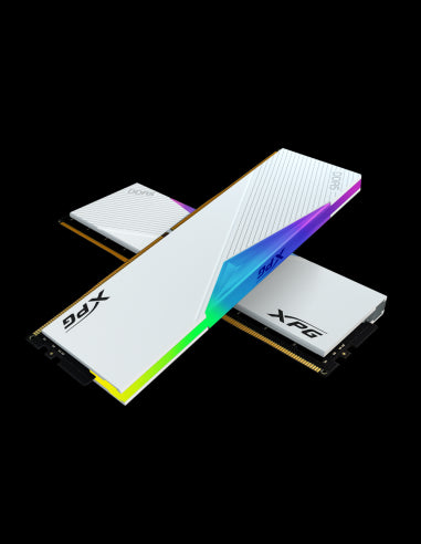 MEM DDR5 ADATA XPG LANCER RGB 32GB (2x16GB) 6000MHz WHITE AX5U6000C3016G-DC