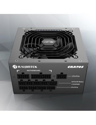 RAIJINTEK ALIM. CRATOS 1000 BLACK F.MODULARE ATX 3.1 PCIe GEN 5.1 80+ GOLD