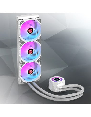 RAIJINTEK DISSIP LIQUIDO CYCLOPS 360 WHITE ARGB PWN LCD TFT 1.4 0R10B00229