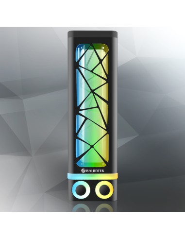 RAIJINTEK SERBATOI ANTILA PURE R100B BLK 5V ARGB H173mm 400ml G1/4''