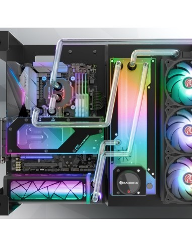 RAIJINTEK SERBATOI ANTILA PURE R240B BLK 5V ARGB H263mm 700ml G1/4''