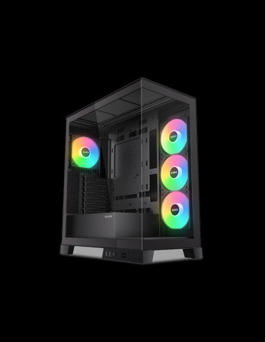 SAMA MID TOWER V50 BLACK 2*TG 4*FAN 120mm ARGB PWM