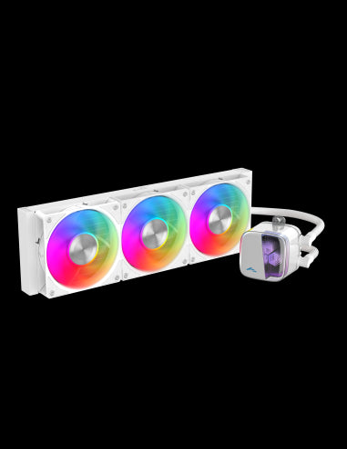 SAMA RAFF LIQUIDO L70 360WH WHITE ARGB POMPA CERAMICA VENTOLE 28mm