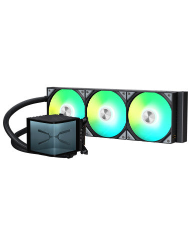 TRYX RAFF LIQUIDO PANORAMA 360 ARGB AIO 3D-AMOLED DISPLAY 360mm BLACK