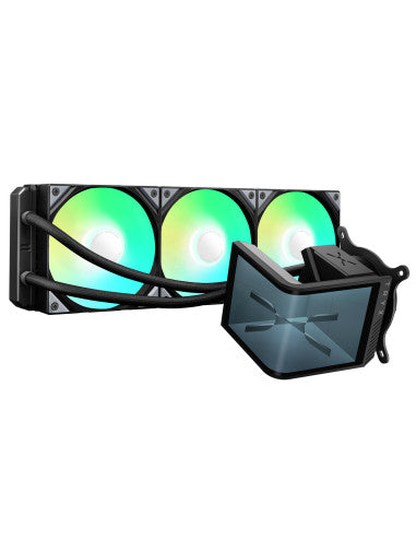 TRYX RAFF LIQUIDO PANORAMA SE ARGB 360 3D-AMOLED DISPLAY 360mm BLACK